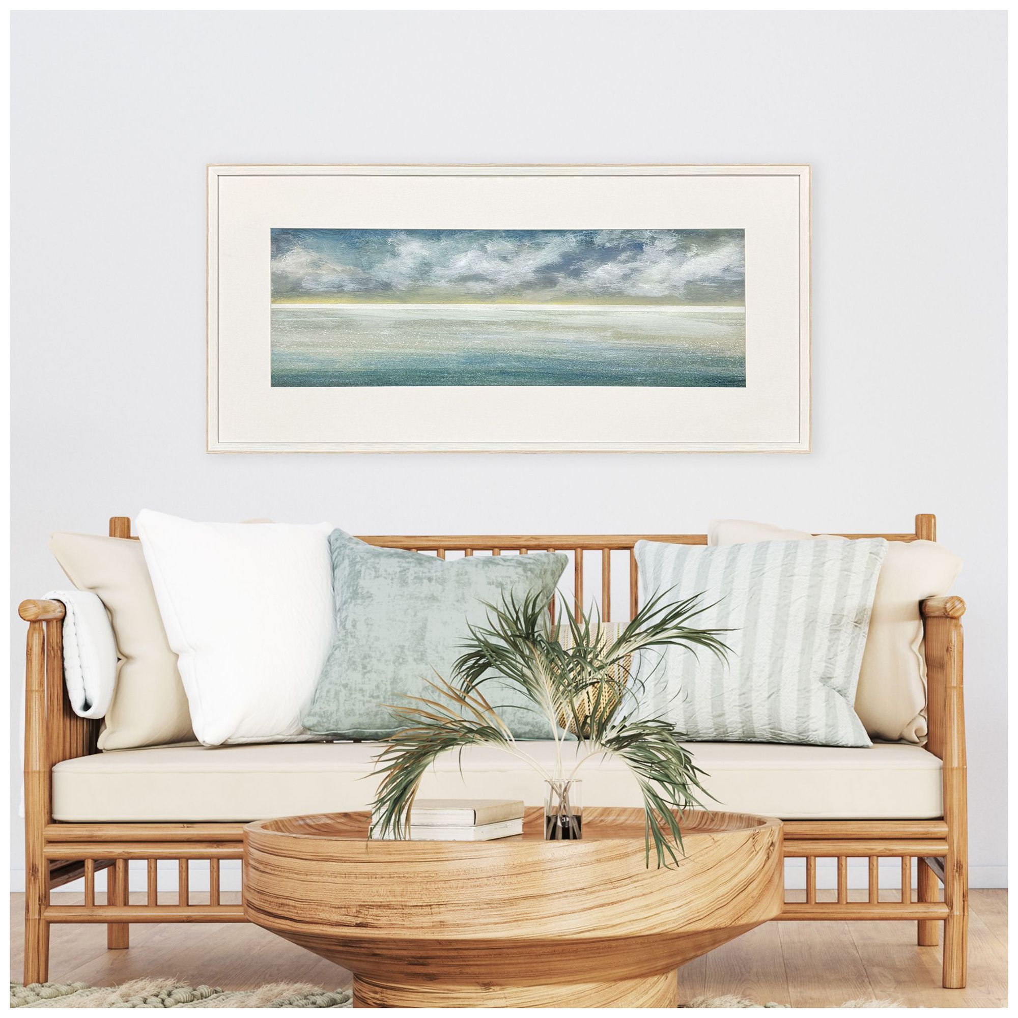 Image 4 Marine Mist I 45"W x 21"H Framed Art more views