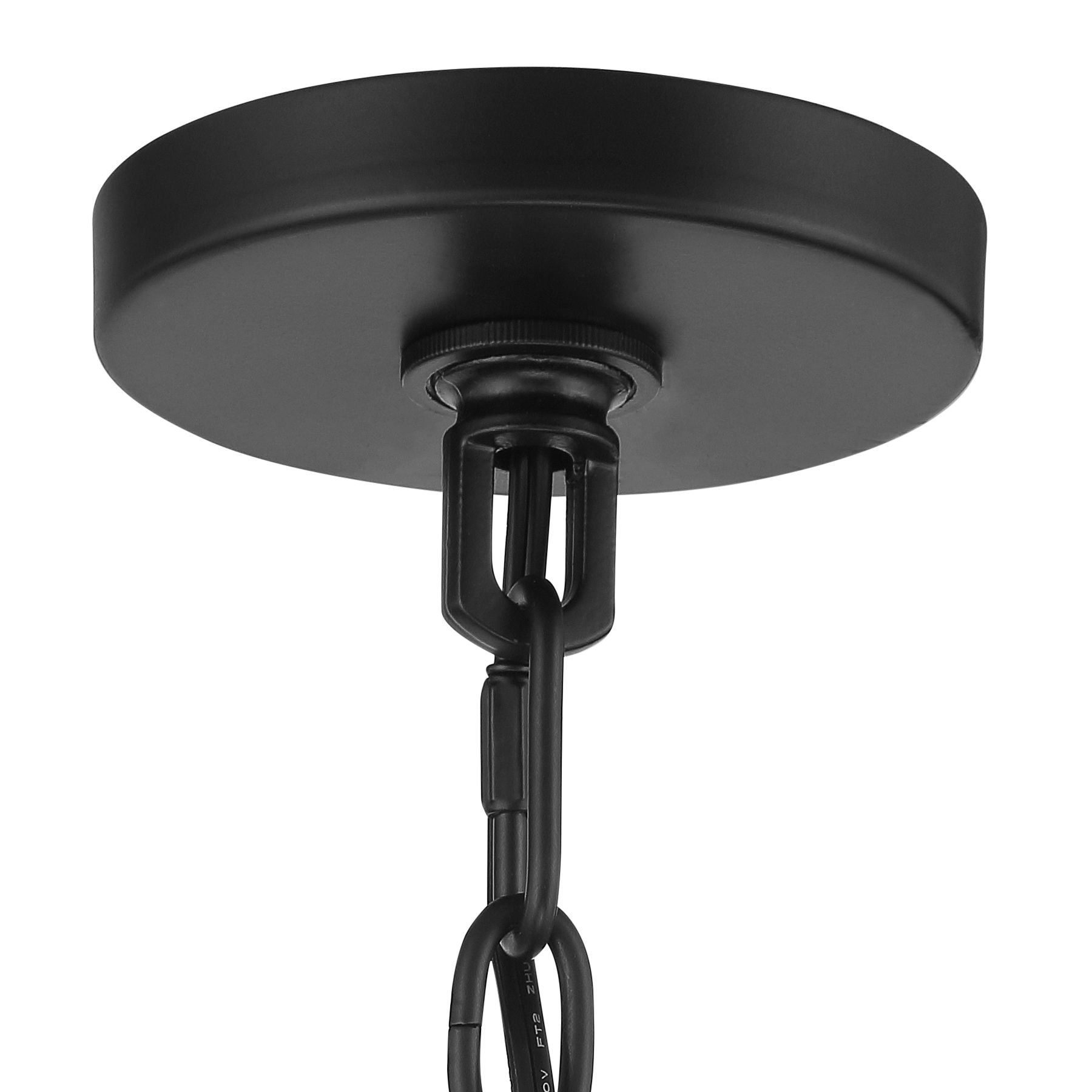 Image 5 Marinec 42" Wide Black 8-Light Chandelier with Red Multi Plaid Shades more views