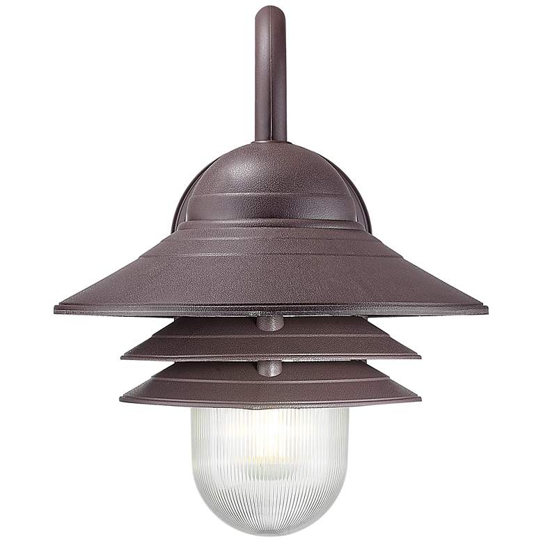 Image 2 Mariner 1-Light Architectural Bronze Wall Light more views