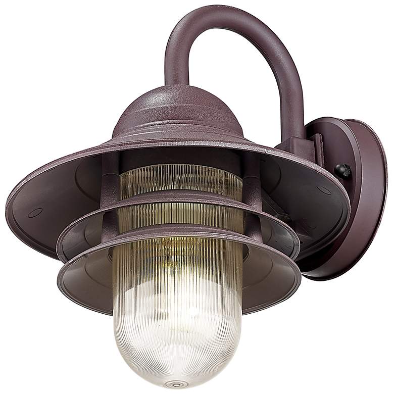 Image 3 Mariner 1-Light Architectural Bronze Wall Light more views
