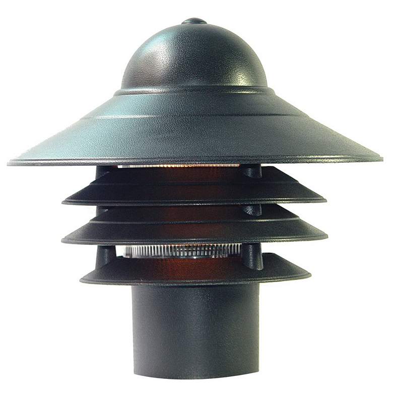 Image 1 Mariner 1-Light Matte Black Post Mount Light