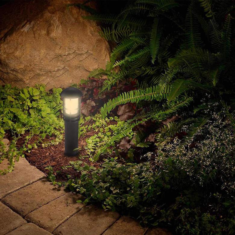 Image 4 Mariner 11" High Black LED Small Bollard Light more views