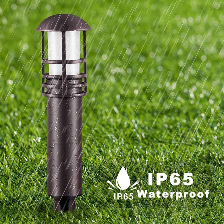 Image 7 Mariner 11" High Black LED Small Bollard Light more views
