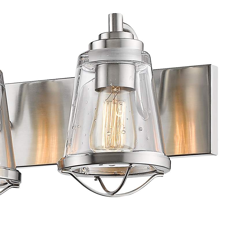Image 2 Mariner 40" Wide Brushed Nickel 5-Light Bath Light more views