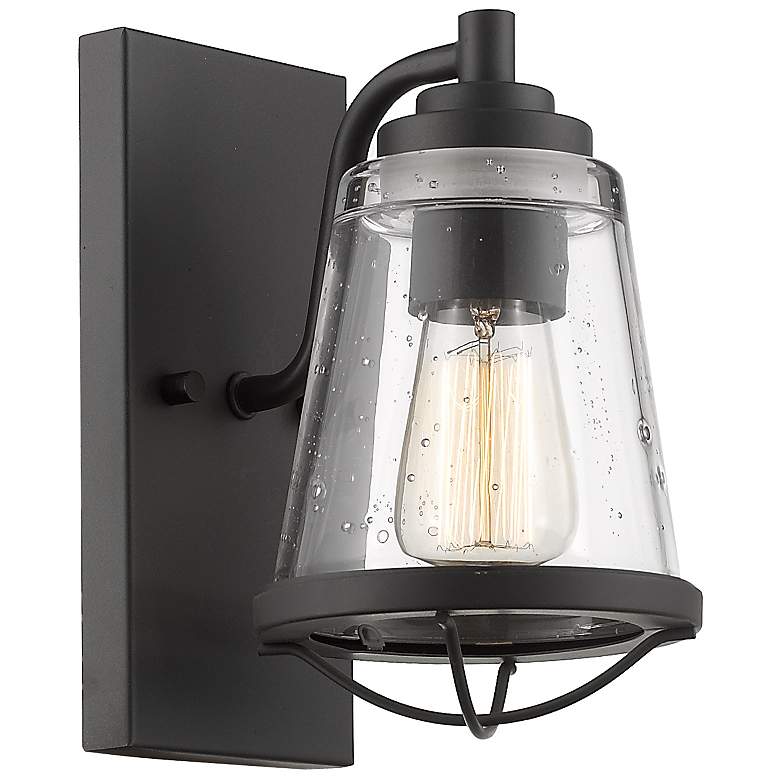 Image 1 Mariner 9 1/4" High Bronze Wall Sconce
