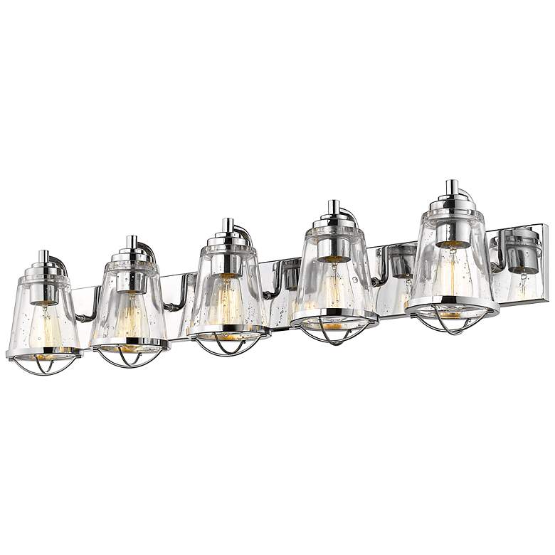 Image 1 Mariner by Z-Lite Chrome 5 Light Vanity