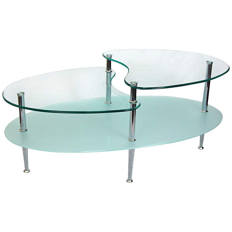 Image 1 Mariner Contemporary Oval Coffee Table