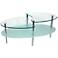 Mariner Contemporary Oval Coffee Table