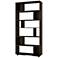 Maringa 73 1/2" High Tobacco Wood Finish Modern Bookcase