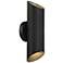 Marino 14" High Black LED Outdoor Wall Light