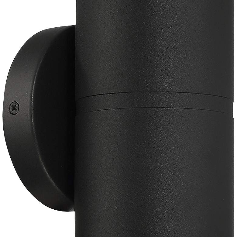 Image 3 Marino 14" High Black LED Outdoor Wall Light more views