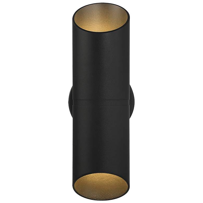 Image 4 Marino 14" High Black LED Outdoor Wall Light more views