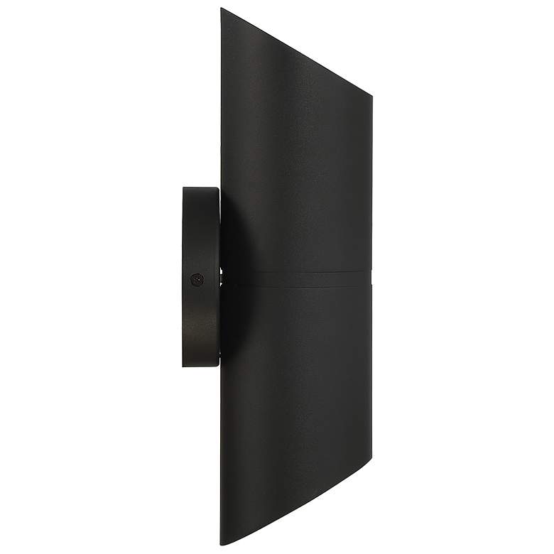 Image 5 Marino 14" High Black LED Outdoor Wall Light more views
