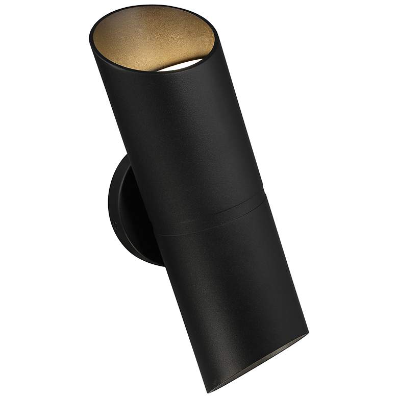 Image 7 Marino 14" High Black LED Outdoor Wall Light more views