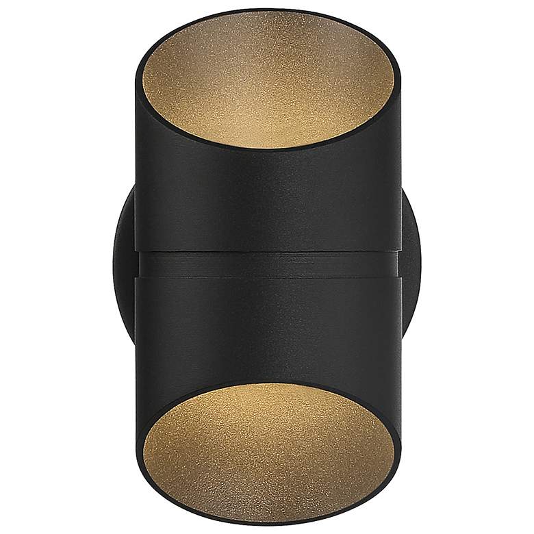 Image 3 Marino 8" High Black 2-Light LED Outdoor Wall Light more views