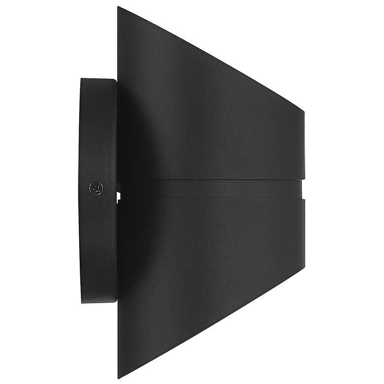 Image 4 Marino 8" High Black 2-Light LED Outdoor Wall Light more views