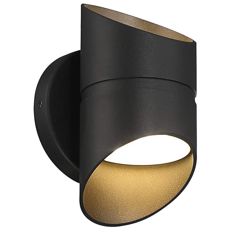 Image 5 Marino 8" High Black 2-Light LED Outdoor Wall Light more views