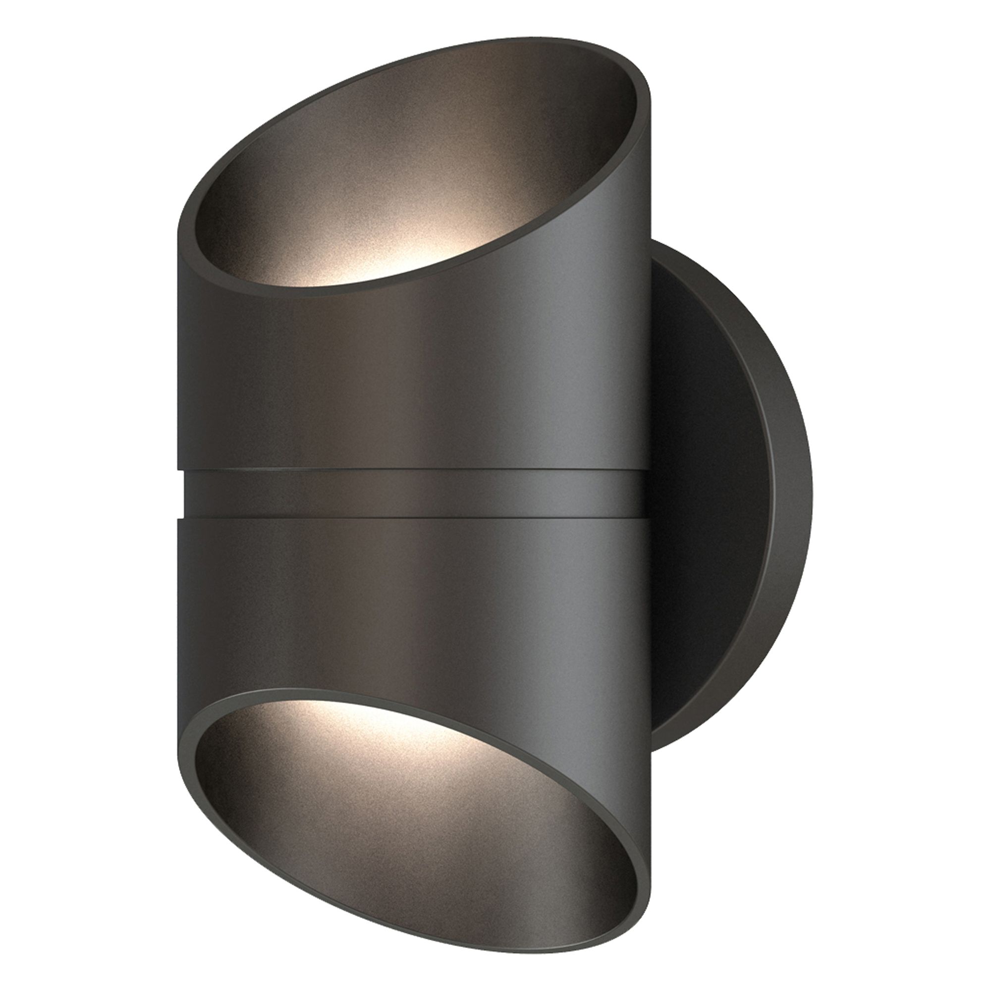 Marino 8" High Black 2-Light LED Outdoor Wall Light