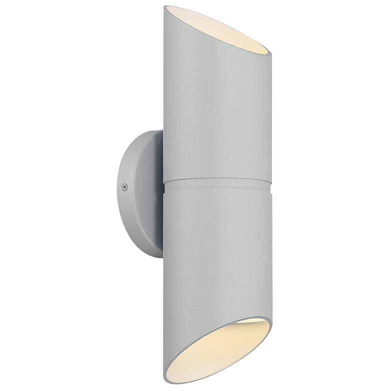 Image 1 Marino Tall Bi-Directional Outdoor LED Wall Mount - Satin