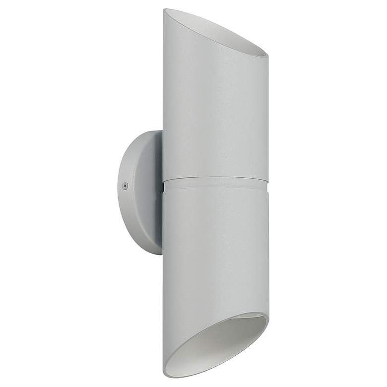 Image 6 Marino Tall Bi-Directional Outdoor LED Wall Mount - Satin more views