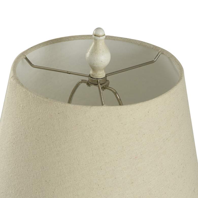 Image 6 Marion Table Lamp - Distressed Cream - Distressed Cream - Light Beige more views