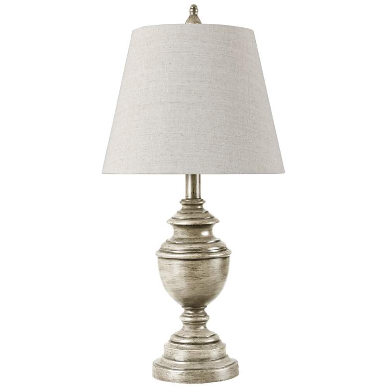 Image 1 Marion Table Lamp - Weathered Grey - Heathered Light Beige