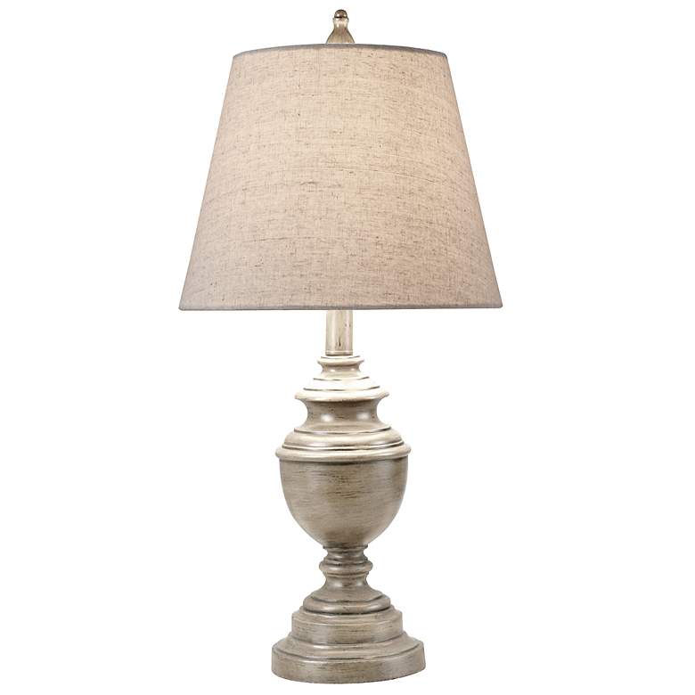 Image 3 Marion Table Lamp - Weathered Grey - Heathered Light Beige more views