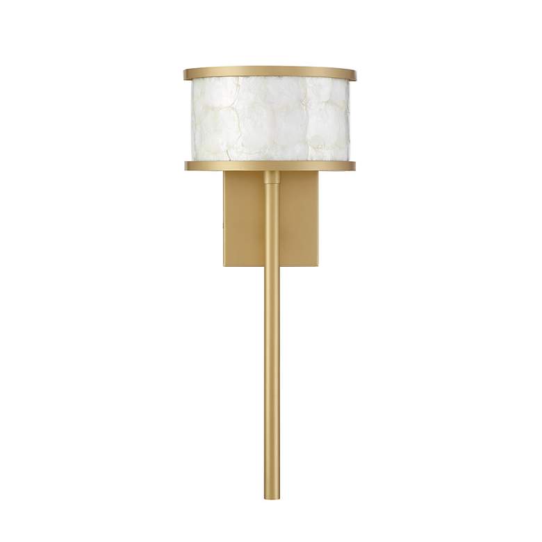 Image 2 Mariquita 1-Light Wall Sconce in Spun Gold by Breegan Jane more views