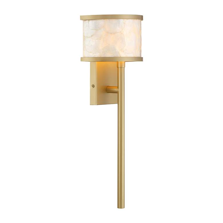Image 4 Mariquita 1-Light Wall Sconce in Spun Gold by Breegan Jane more views