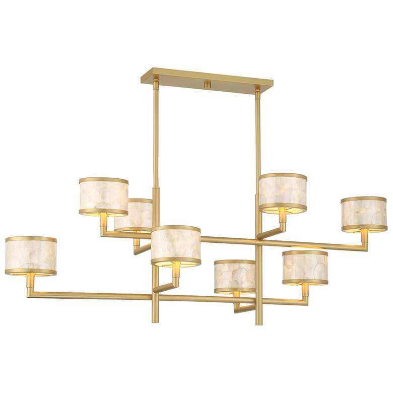 Image 1 Mariquita 8-Light Chandelier in Spun Gold