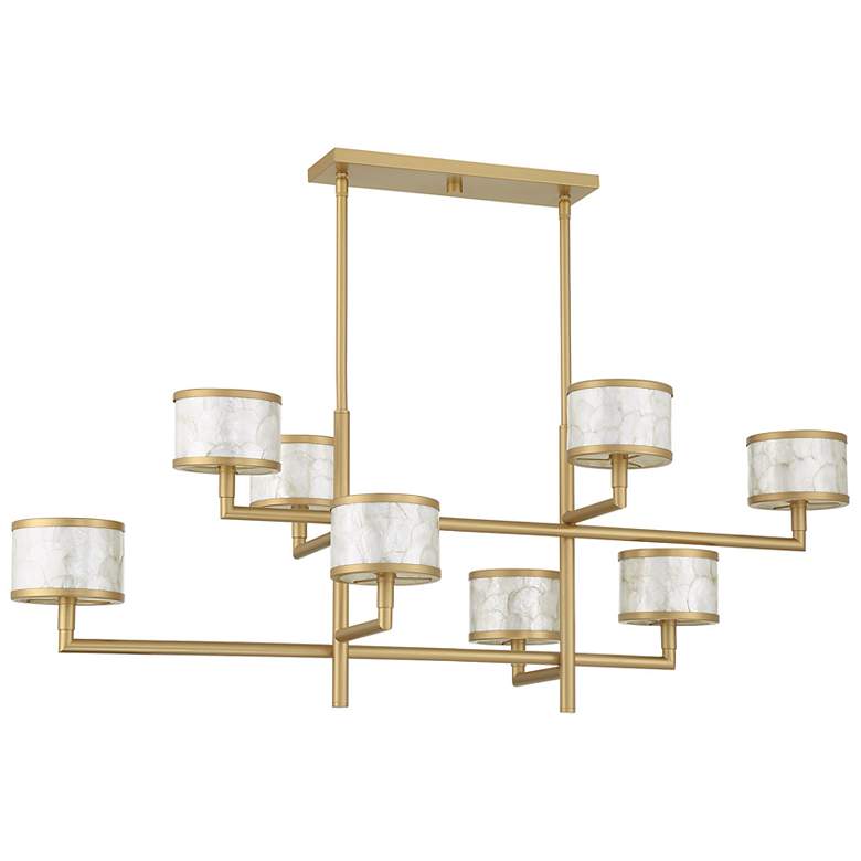 Image 2 Mariquita 8-Light Chandelier in Spun Gold more views