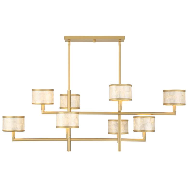 Image 3 Mariquita 8-Light Chandelier in Spun Gold more views