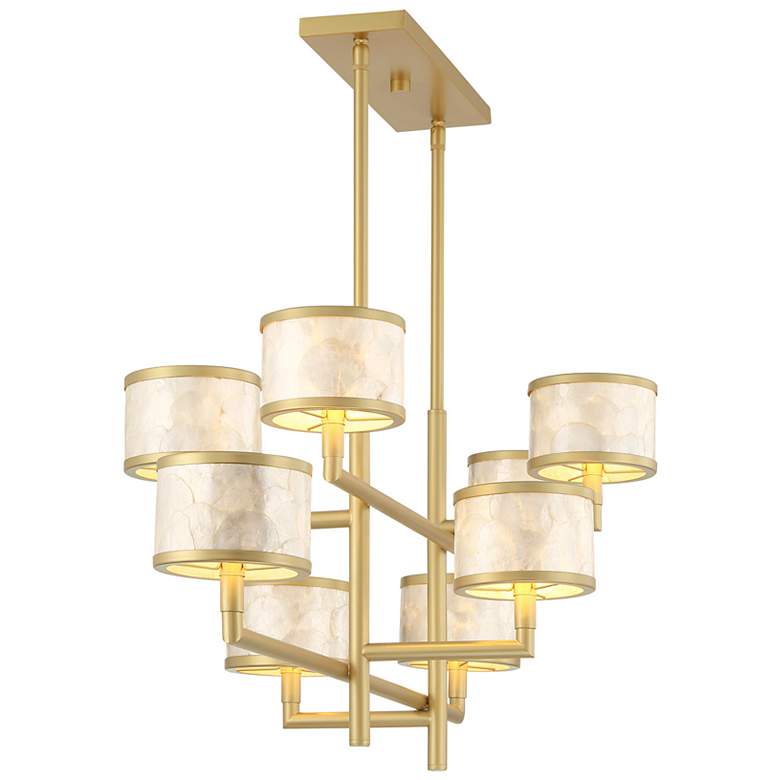 Image 5 Mariquita 8-Light Chandelier in Spun Gold more views