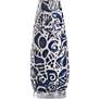 3_Maris 31" High Coastal Blue and Ivory Ceramic Vase Table Lamp more views