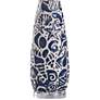 Maris Blue and Ivory Ceramic Vase Table Lamp