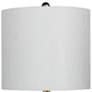 3_Marisa White Glass and Antique Brass Metal Table Lamp more views