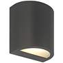 3_Marisha 4 3/4" High Black LED Outdoor Wall Light more views