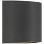 5_Marisha 4 3/4" High Black LED Outdoor Wall Light more views