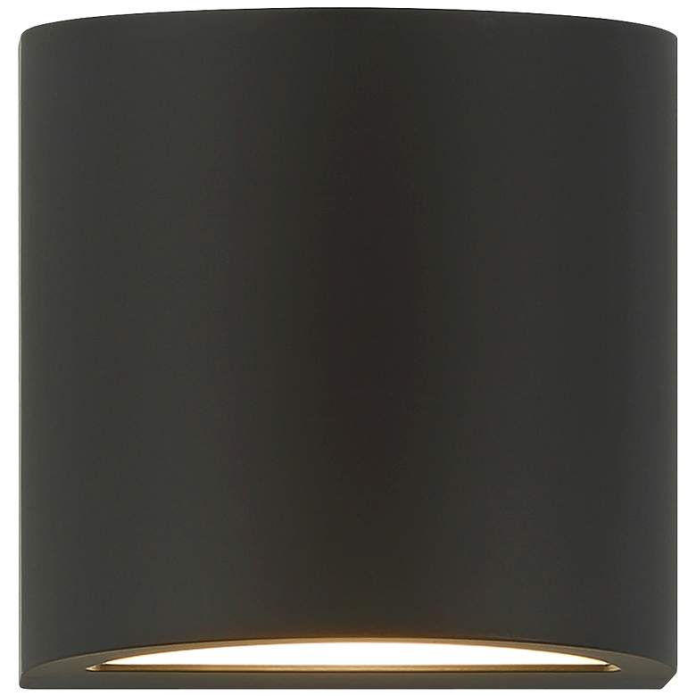 Image 6 Marisha 4 3/4" High Black LED Outdoor Wall Light more views