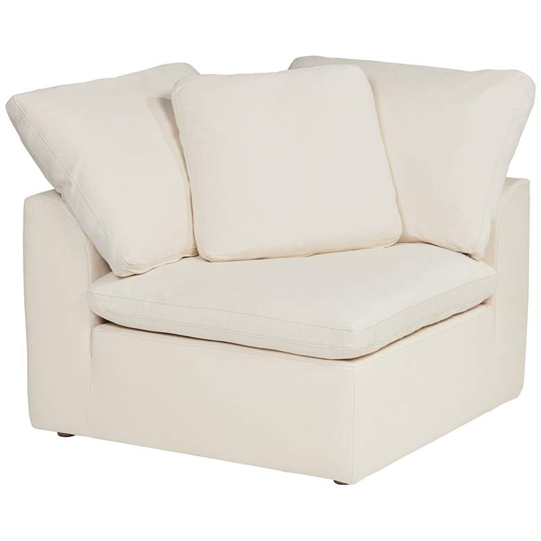 Image 2 Marisha White Fabric Modular Corner Chair