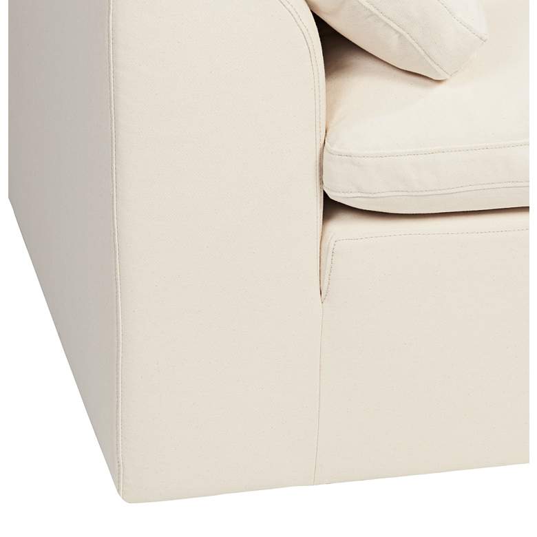 Image 5 Marisha White Fabric Modular Corner Chair more views