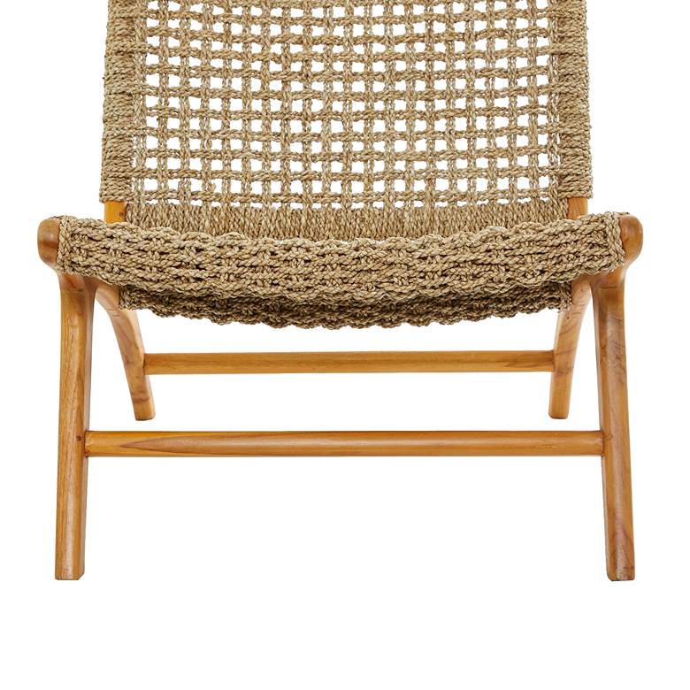 Image 3 Marissa Brown Woven Jute Accent Chair more views