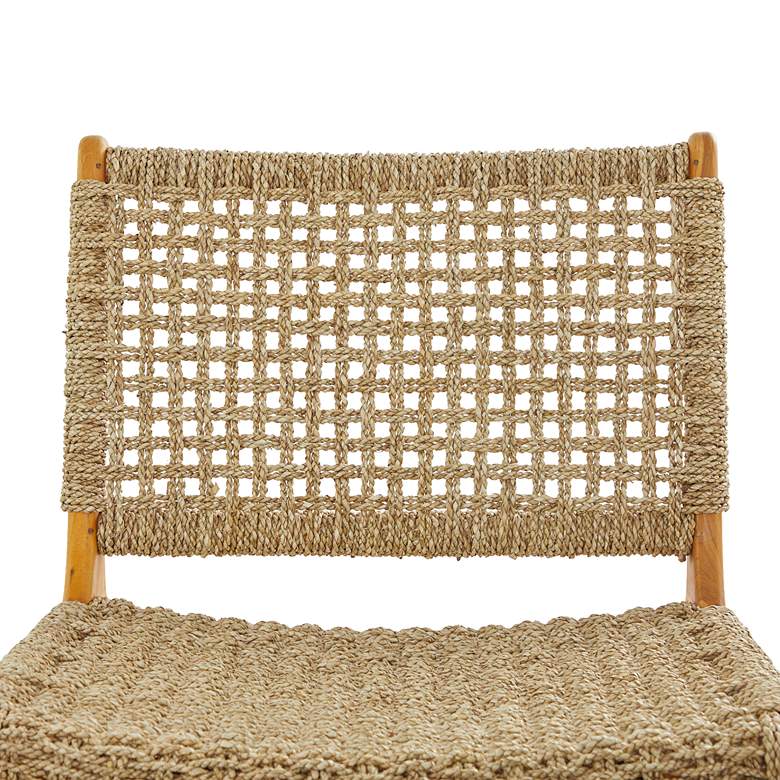 Image 5 Marissa Brown Woven Jute Accent Chair more views