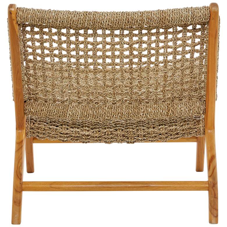 Image 6 Marissa Brown Woven Jute Accent Chair more views