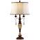 Marissa Frosted Antique Gold Table Lamp