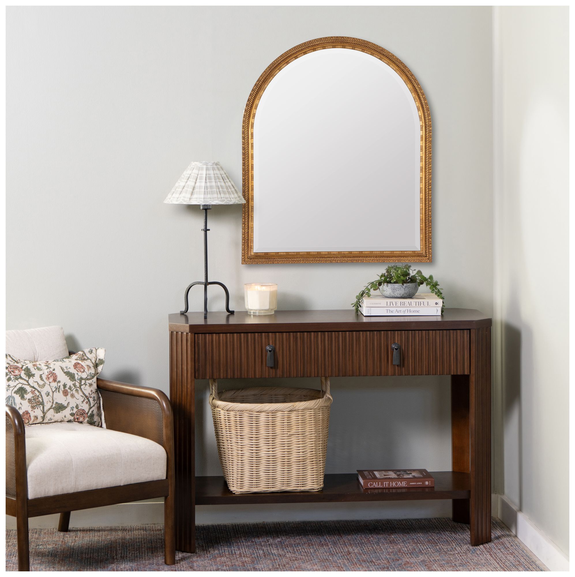 Image 5 Marissa Gold Wall Mirror more views