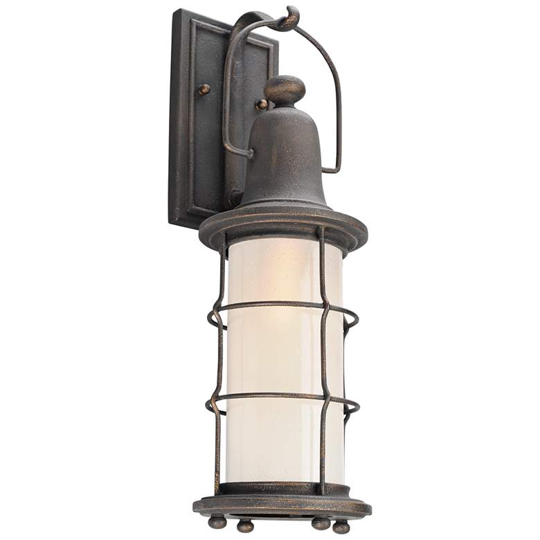 Image 1 Maritime 19 1/2 inch High Vintage Bronze LED Outdoor Wall Light