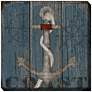 Maritime Anchor 24" Square Outdoor Canvas Wall Art