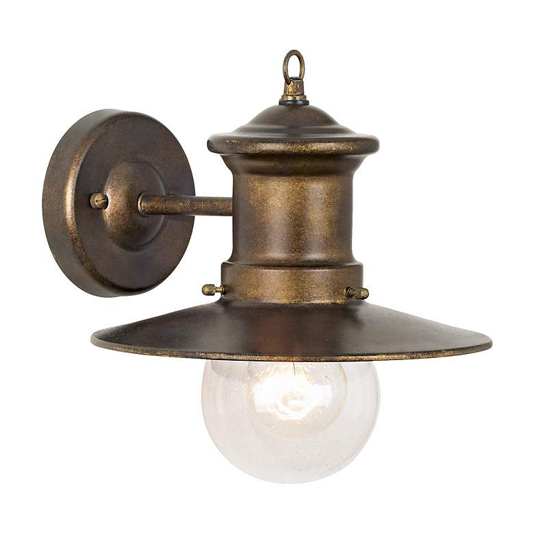 Image 1 Maritime Collection 10 inch High Outdoor Wall Light