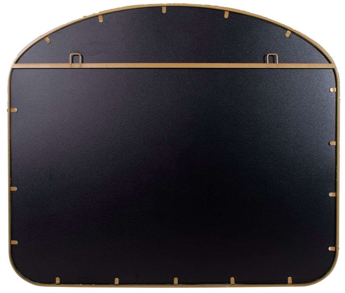 Marius Antique Gold 42" x 36" Arch Top Wall Mirror